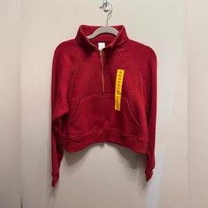 NWT Members Mark Fleece Half-zip Pullover